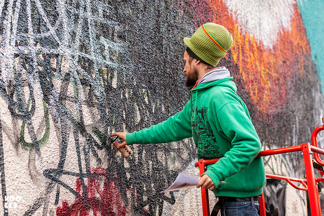 Louis Masai Mural for The Body Shop