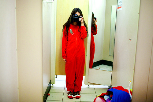 Adult footie pajamas