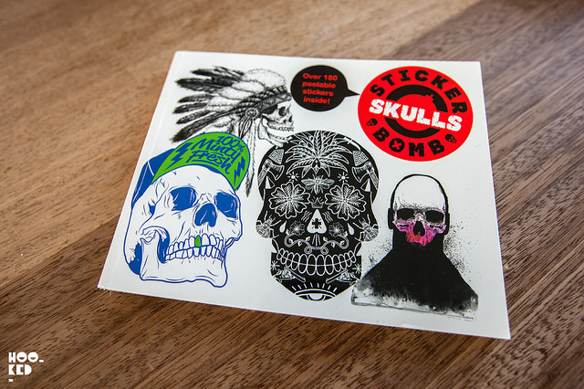 Stickerbomb Skulls Book from Studio Rarekwai