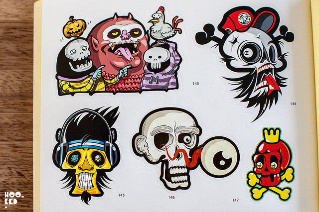 Stickerbomb Skulls Book from Studio Rarekwai